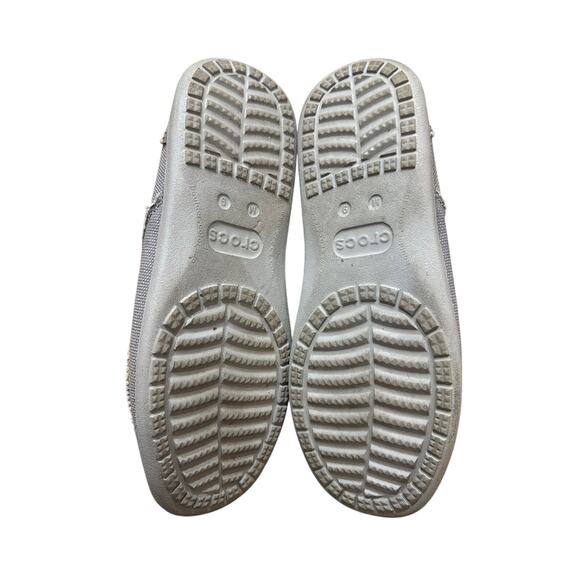 Crocs Men's Santa Cruz Slip On Loafers Gray Casual Shoes Size 9 - Picture 9 of 9